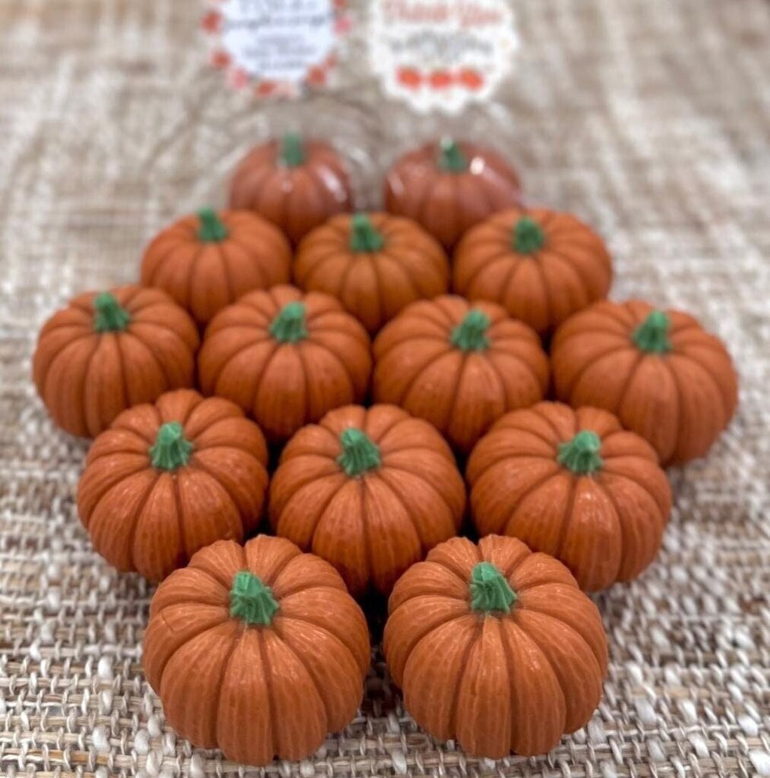 Fall Pumpkin Soap Favors SCENTED Mini Bridal Baby Shower Wedding
