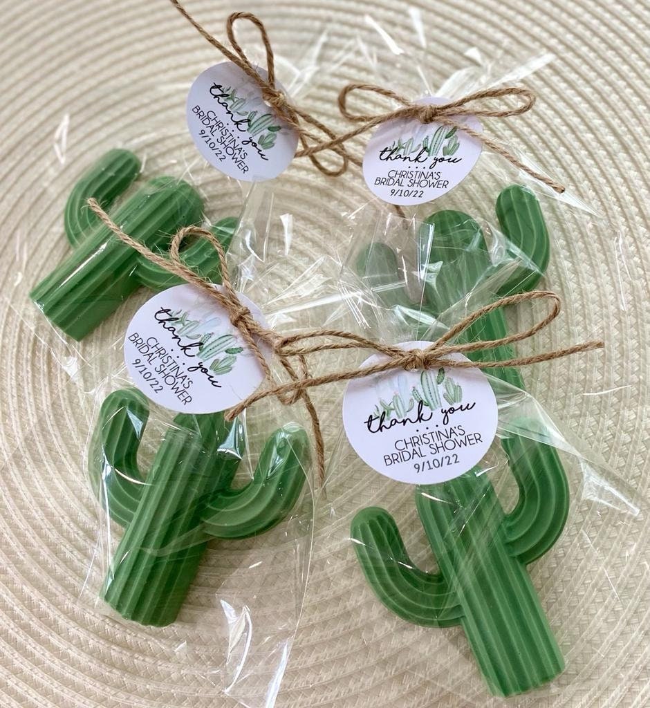 12 Cactus Shaped Lollipops - Fiesta Party Favors For Cinco De Mayo & Mexican Themes