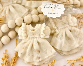 Baptism Honey Oatmeal Soap Favors - Girl Party Guest Gifts, Christening Bautizo Recuerdos Centerpiece Decor