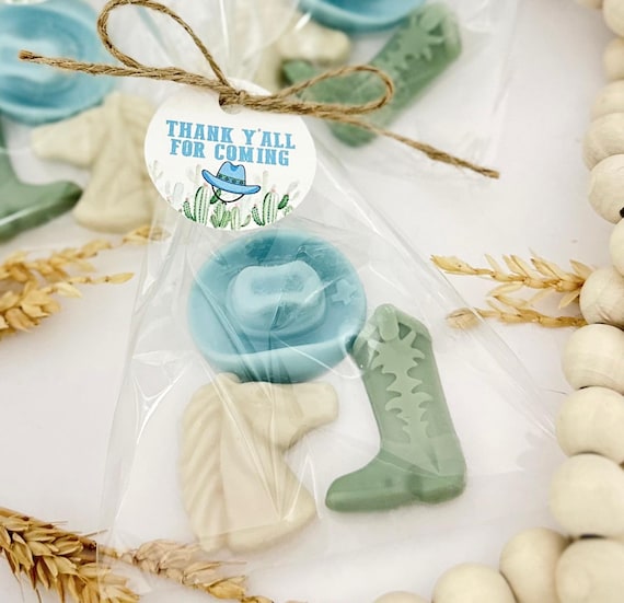 Western Soap Favors - Cowboy Baby Shower Party, First Rodeo Boy Birthday Bridal Country Gifts
