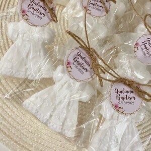 Baby SOAP Favors --- Baptism Favors Girl, Baby Shower Favors Girl Baptism Decoration Girl Christening Favors First Communion Gift for Guests image 2