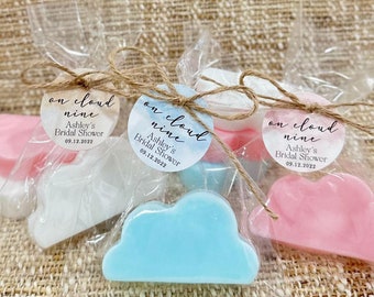Cloud Soap Favors - On Cloud Nine 9 Bridal Shower Decorations, Baby Girl Boy Gender Reveal, Over the Moon Twinkle Little Star Party Decor