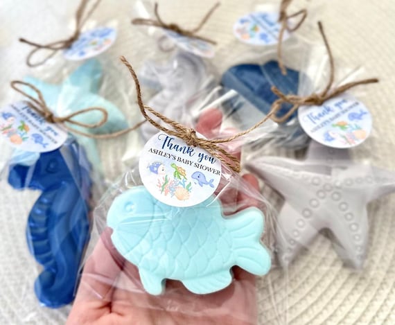 Ocean SOAP Favors Under the Sea Baby Shower, Ocean Nautical Party  Decoration, Fish Theme Boy Birthday Gift Sea Creature Animal Fish Star 