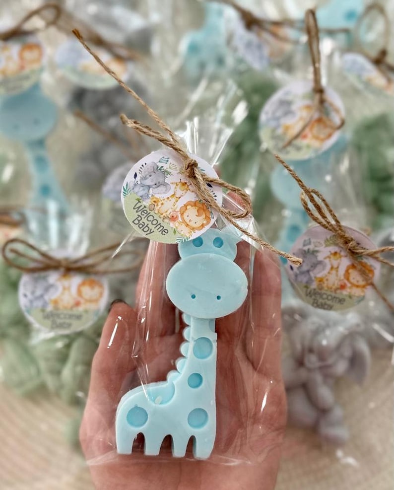 Safari Animal Soaps Baby Shower Favors Boy Safari Etsy