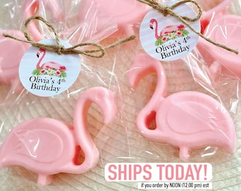 Big Flamingo Soap Favors - Flamingo Baby Shower Favors Flamingo Decor Party Favor Tropical Flamingo Bridal Shower Summer Birthday Guest Gift