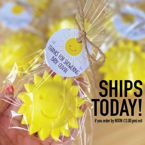 Sun Baby Shower Soaps - You Are My Sunshine Baby Shower Favors, First 1st Trip Around The Sun Birthday Decorations, 1st Birthday Party Gift