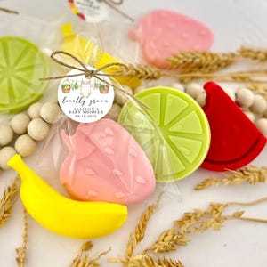 Fruit Soap Favors - Market Baby Shower Locally Produced Party Grown Farmers Birthday Summer Farm