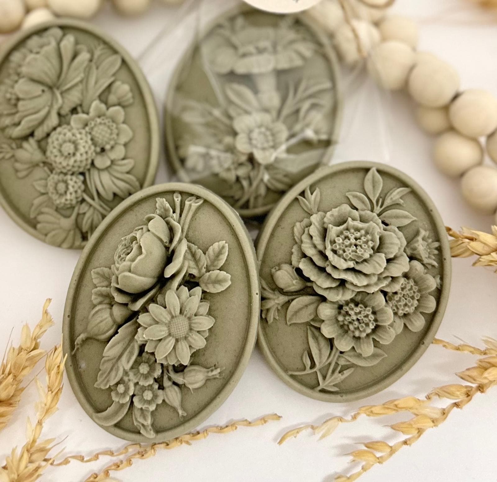 Mix Wildflower Soap Favors - Sage Green Baby in Bloom Shower Girl Boy Neutral, Bridal Love Party, Decor Garden Bulk Thank You Guest Gifts
