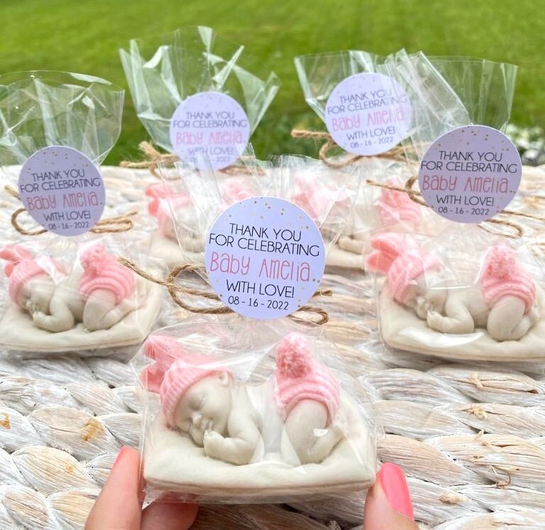 Baby Shower Soap Favors for Guests - Gender Reveal Favors, Girl Boy ...