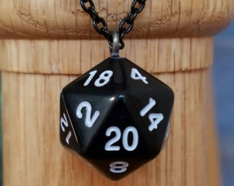 20 Sided Die Necklace