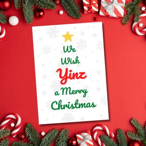 We Wish Yinz a Merry Christmas Card 5x7