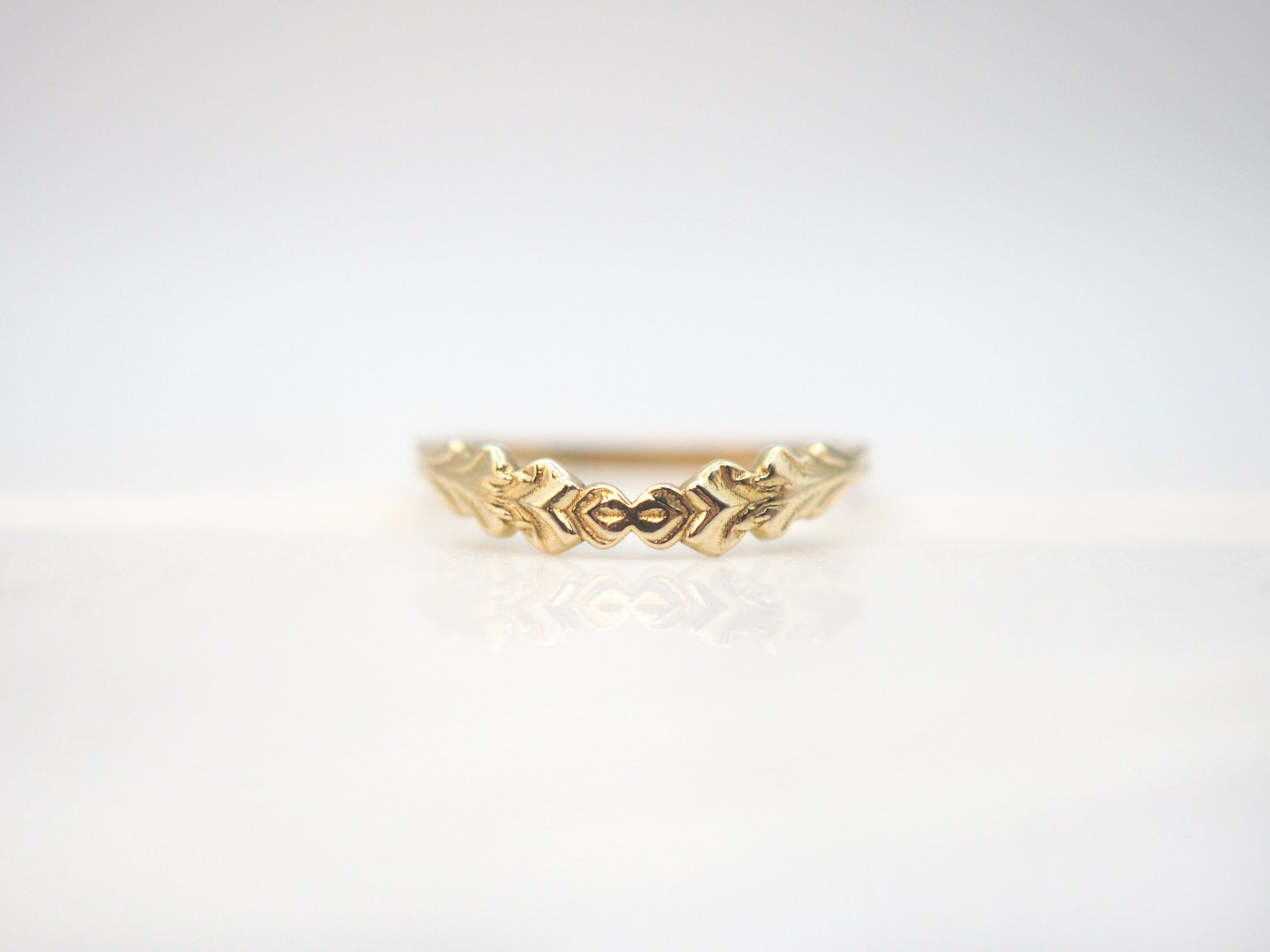 Vintage Inspired Curve Contoured Wedding Stack Ring in Sterling Silver ...