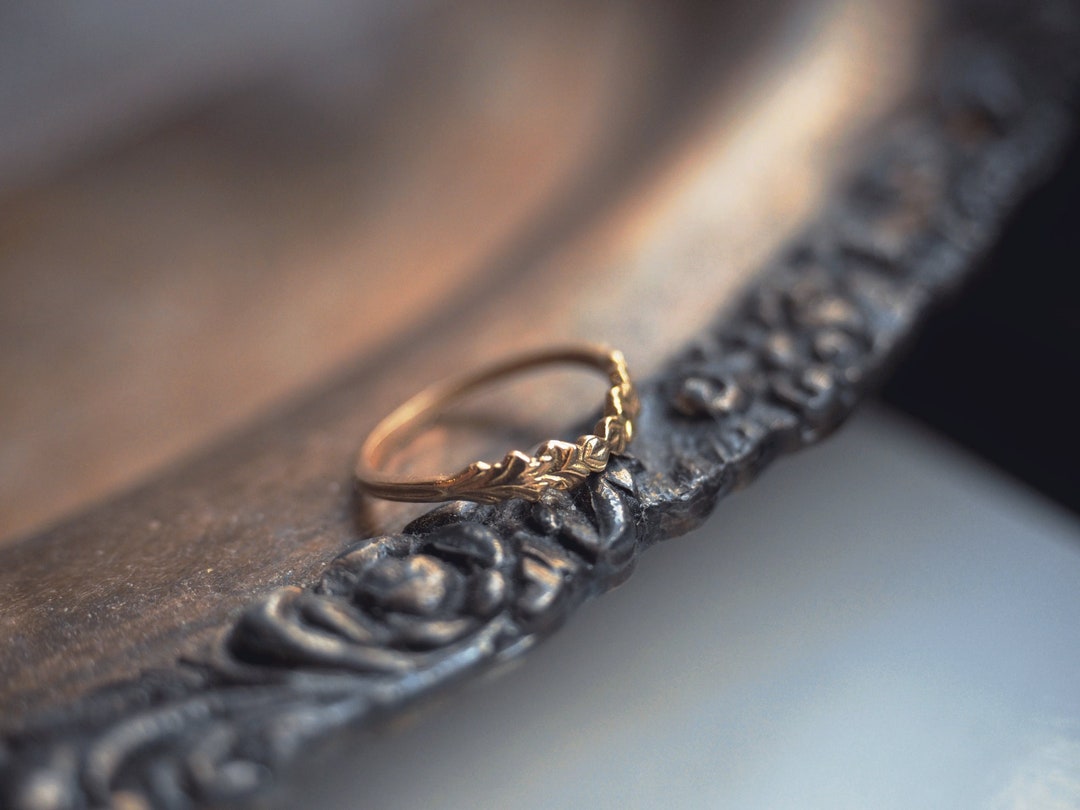 Vintage Inspired Curve Contoured Wedding Stack Ring in Sterling Silver ...