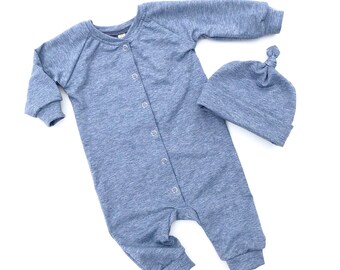 blue baby clothes