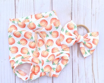 peaches baby outfit