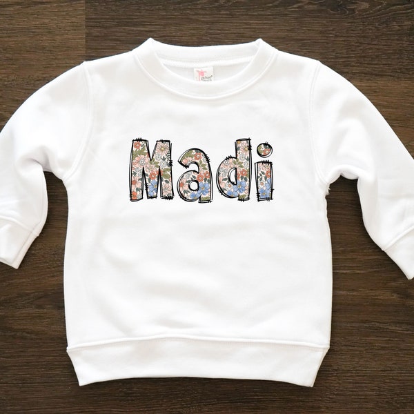 Custom name baby sweatshirt,baby sweater,kid crew kneck sweatshirt,baby pullover,toddler pullover shirt,toddler sweatshirt,kid sweatshirt