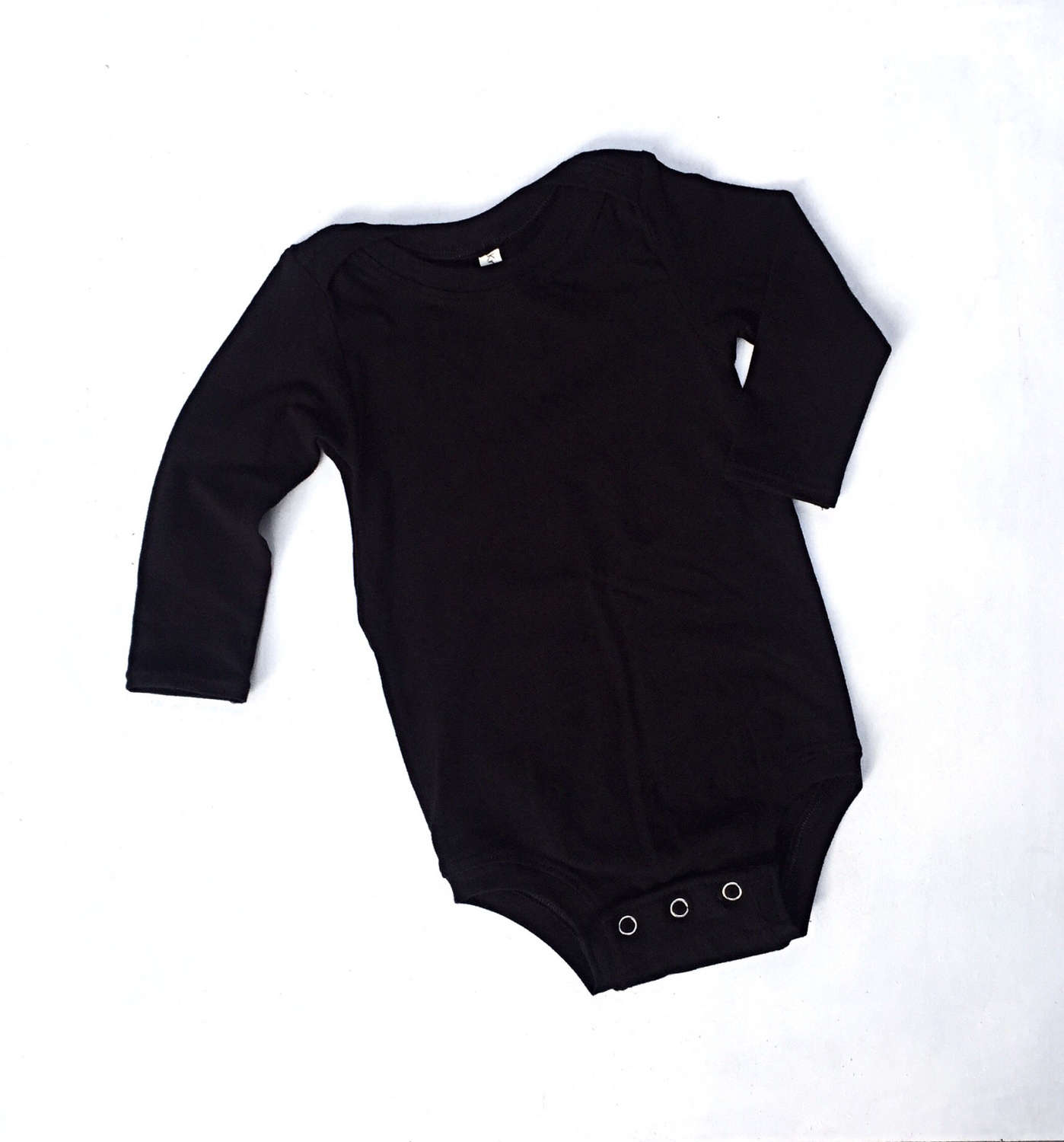 Black baby bodysuitsolid color bodysuitbaby bodysuitcute Etsy
