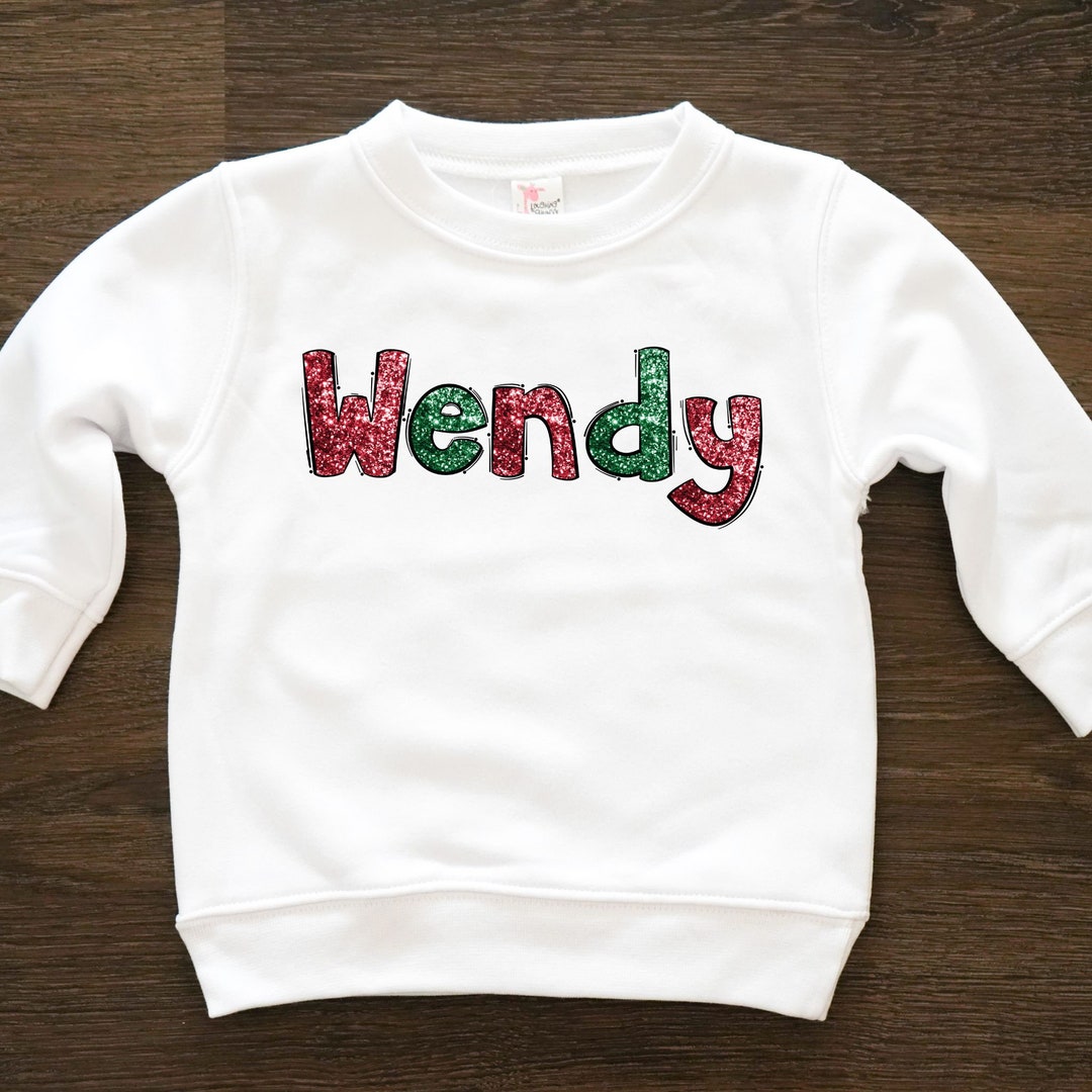 Custom Christmas Name Sweatshirt,baby Christmas Sweater,christmas Crew
