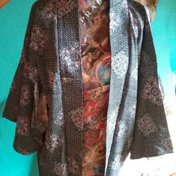 70s kimono jacket boho festival