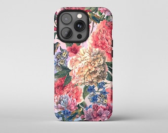 Watercolor Floral Phone Case | iPhone 16 Pro Max Case, iPhone 15 Case, iPhone 14 Case, iPhone 13 Case, FAST PROCESSING