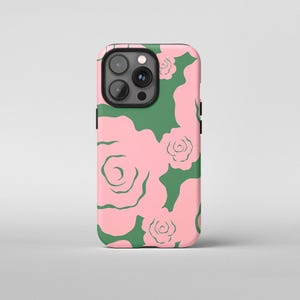Pink Floral Phone Case | iPhone 16 Pro Max Case, iPhone 15 Case, iPhone 14 Case, iPhone 13 Case, FAST PROCESSING