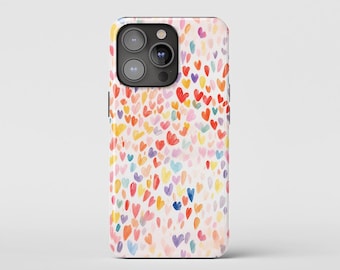 Paper Hearts Phone Case | iPhone 16 Pro Max Case, iPhone 15 Case, iPhone 14 Case, iPhone 13 Case, FAST PROCESSING