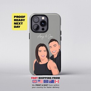 Custom Faceless Portrait Phone Case, Custom Phone Case with Personalized Portrait, Turn Your Photo into a Custom Phone Case | FAST PROCESS