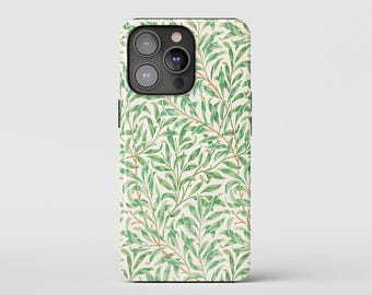 Grönt blommigt mobilskal | iPhone 16 Pro Max-skal, iPhone 15-skal, iPhone 14-skal, iPhone 13-skal, SNABB HANTERING