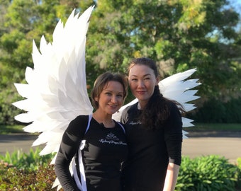 2 pack foam ANGEL WINGS as wall art and wearable video tutorial /CriCut Cameo pdf svg paper angel wings/foam wings DIY video tutorial