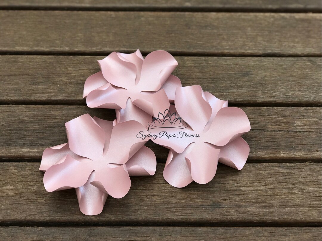 HYDRANGEA Smooth Paper Flower Template & VIDEO Tutorial/ Svg Pdf ...