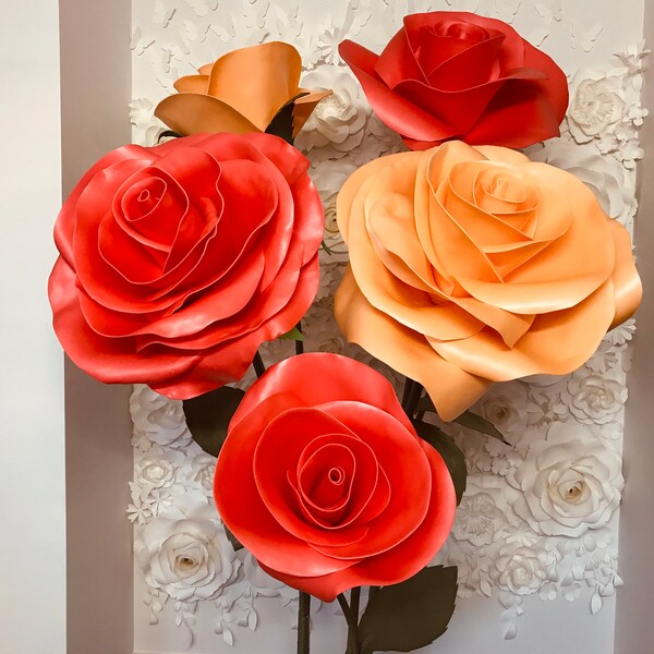 Giant Foam Flowers Etsy