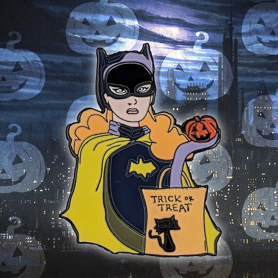 Batgirl | Batman Pin Halloween Enamel Pin | Future is Female | Feminist Enamel Pin | horror enamel pin | Catwoman | Harley Quinn