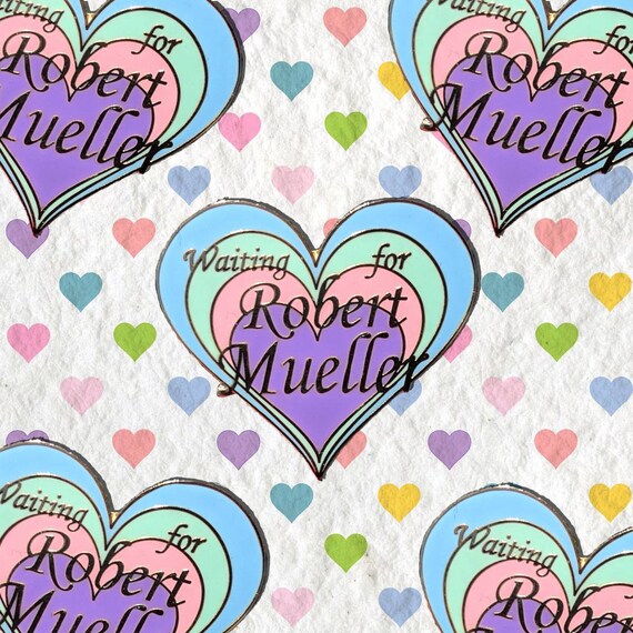 Waiting for Robert Mueller Enamel Pin Pack | Future is Female Punk Enamel Pin | Nasty Woman | Anti Trump Impeach Bernie Backpack Enamel Pin
