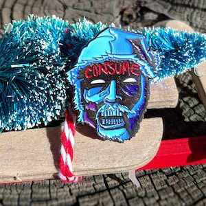 Skull Enamel Pin | Horror Enamel Pin | Skeleton Enamel Pin | Consume | Soft enamel pin | Zombie Enamel Pin | Christmas Pin