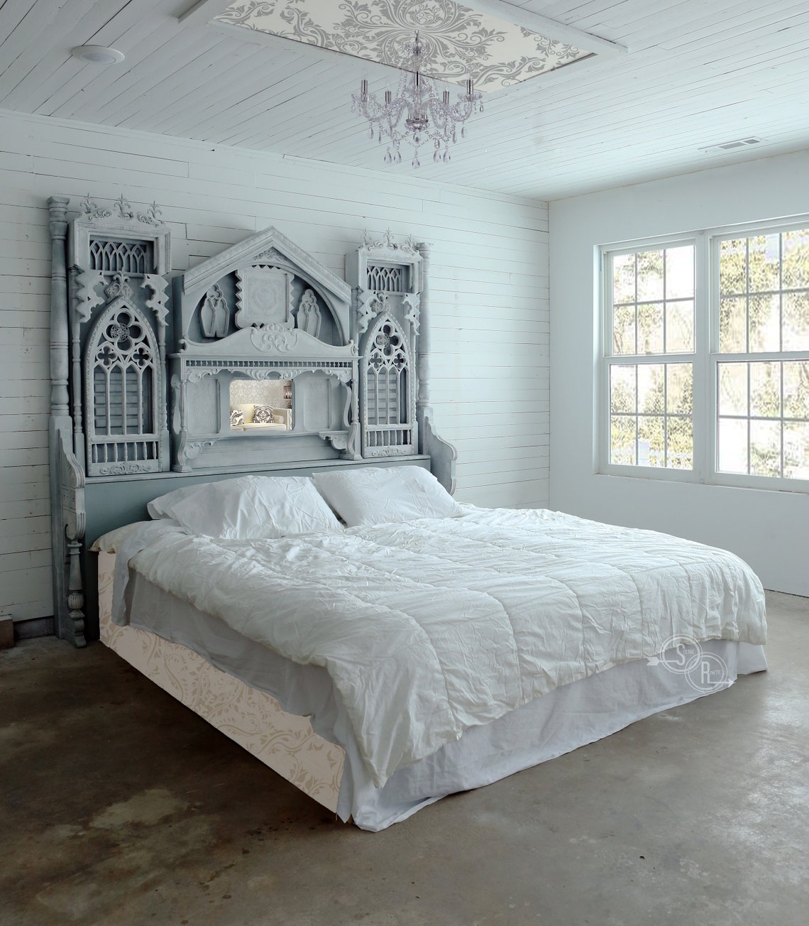 Custom Headboard Custom Bed Gothic Style Headboard Etsy