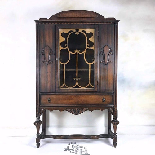 China Antique Hutch Vintage China Etsy