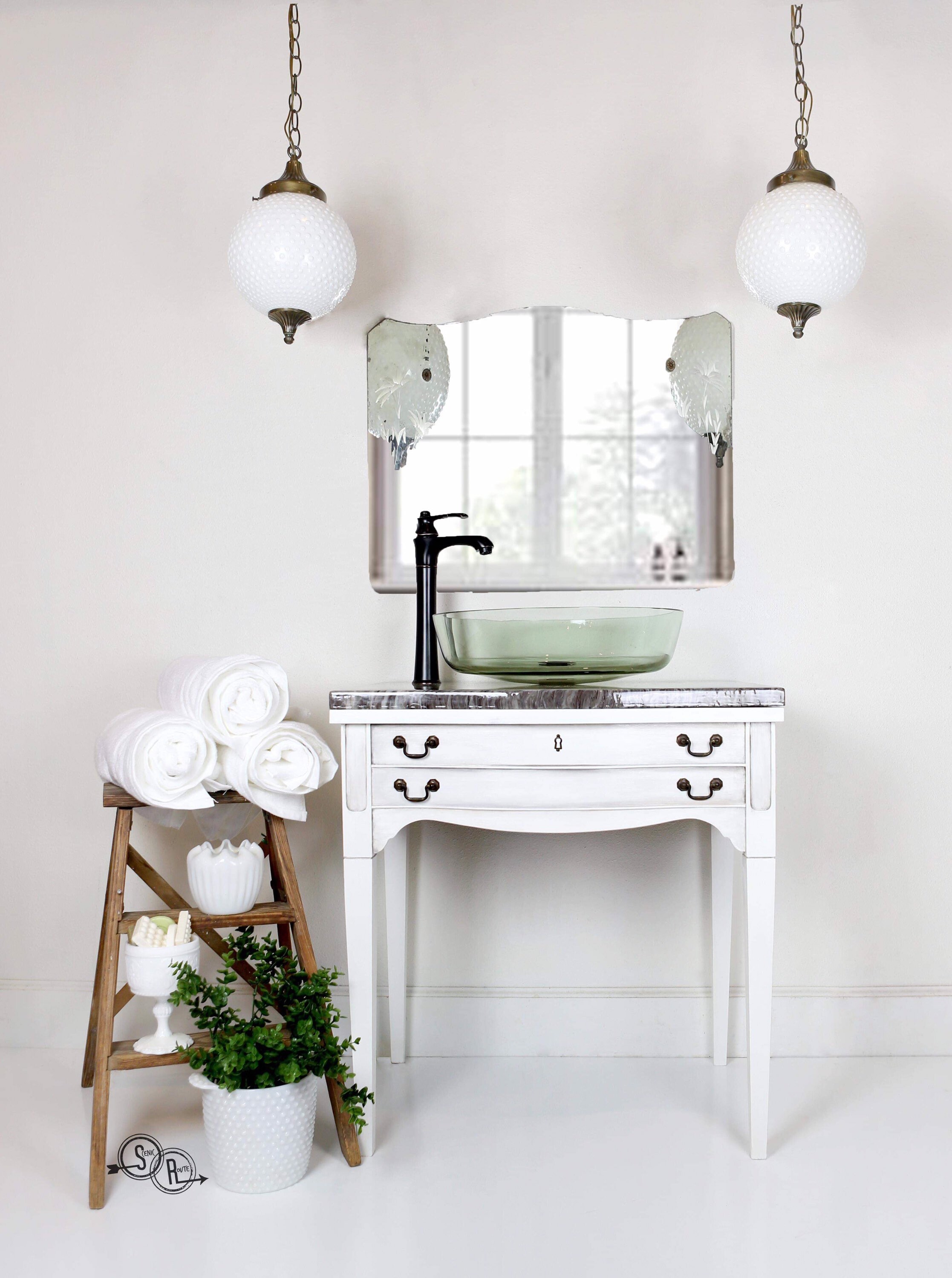 Bathroom Vanity , Turned Leg Vanity , Desk , Secretary Desk , Bathroom ...