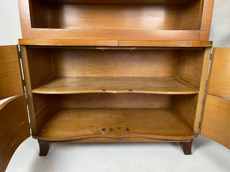 China Art Deco China Mid Century Hutch Etsy