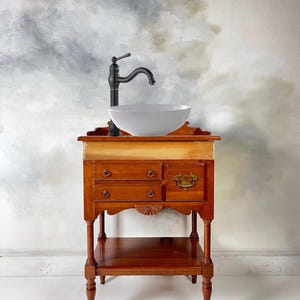 Bathroom Vanity , Small Bathroom Vanity , Half Bath Vanity , Customizable
