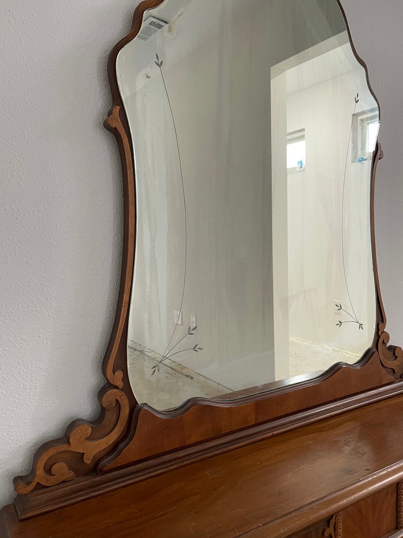 Antique Makeup Vanity Antique Dresser Antique Mirror | Etsy