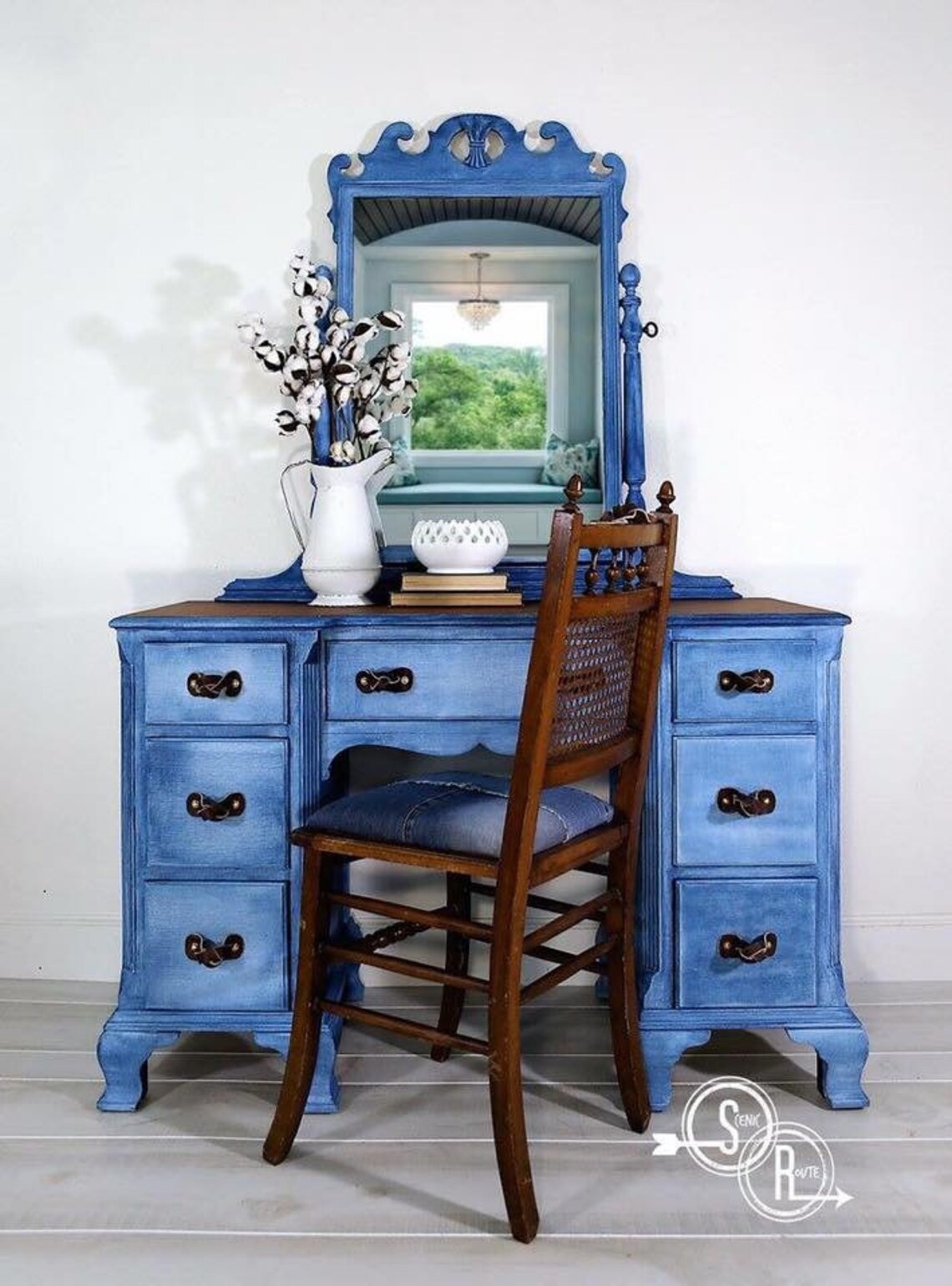 Antique Makeup Vanity Antique Dresser Antique Mirror Etsy