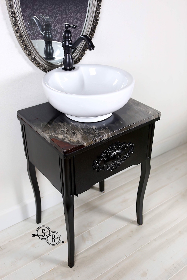 Small Bathroom Vanity Bathroom Vanity Bathroom Cabinet | Etsy