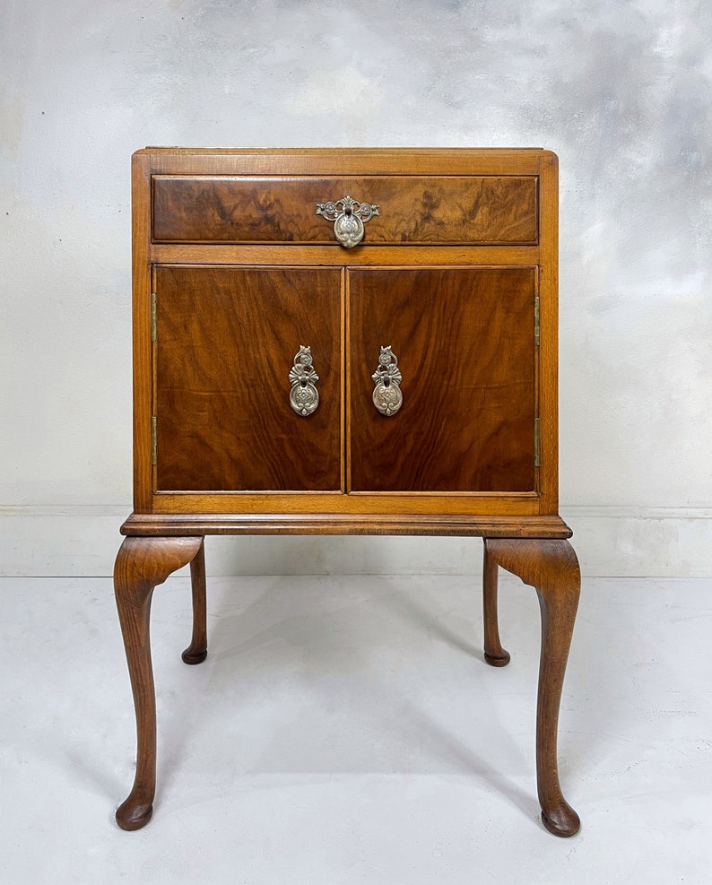 Ed Roos Company Cedar Lined Chest Antique Walnut Bedside Etsy
