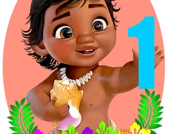 Download Baby moana png | Etsy