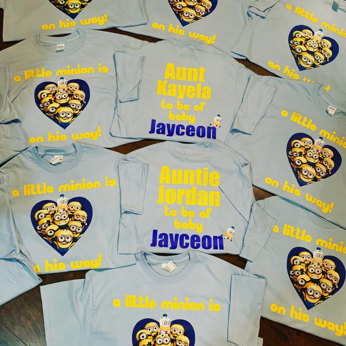 Baby Shower Boy Minion Family Shirts or Birthday Etsy