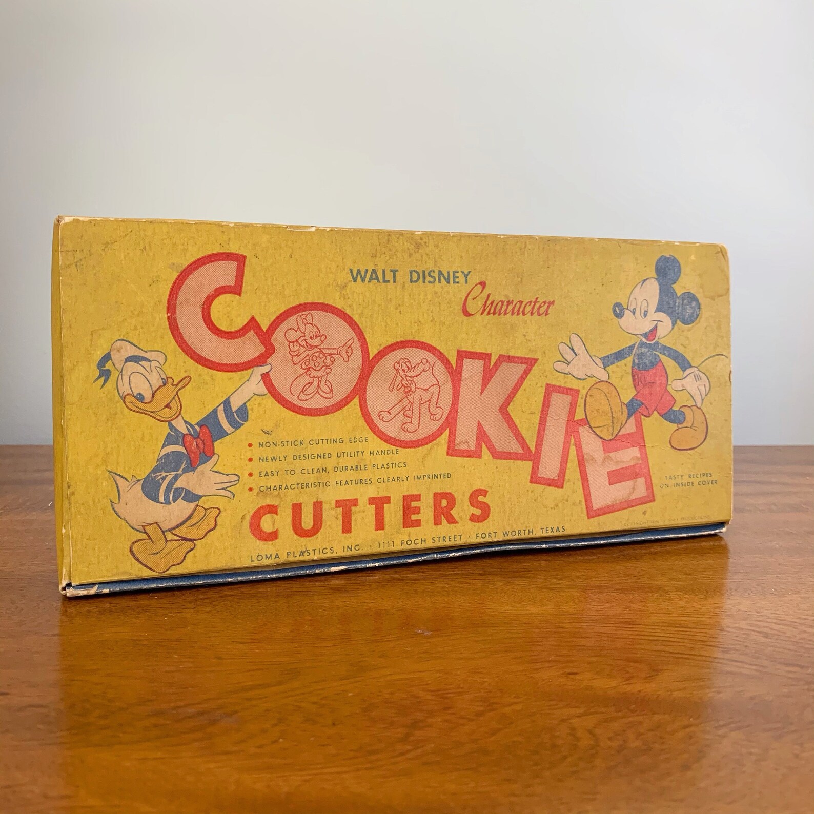 Walt Disney Character Cookie Cutters W/ Box 1950s Loma Hard Etsy