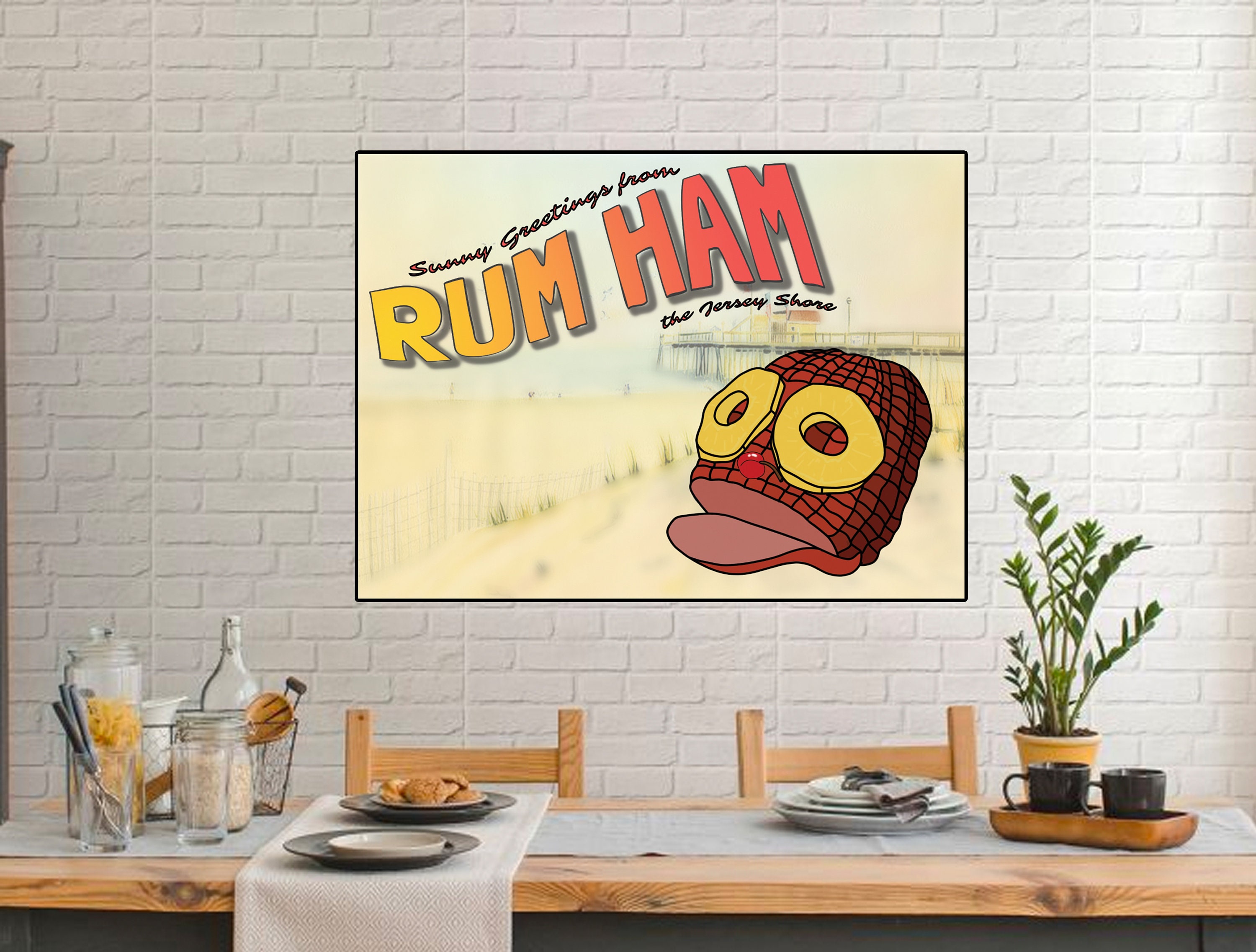 Rum Ham Poster Its Always Sunny in Philadelphia Rum Ham Etsy