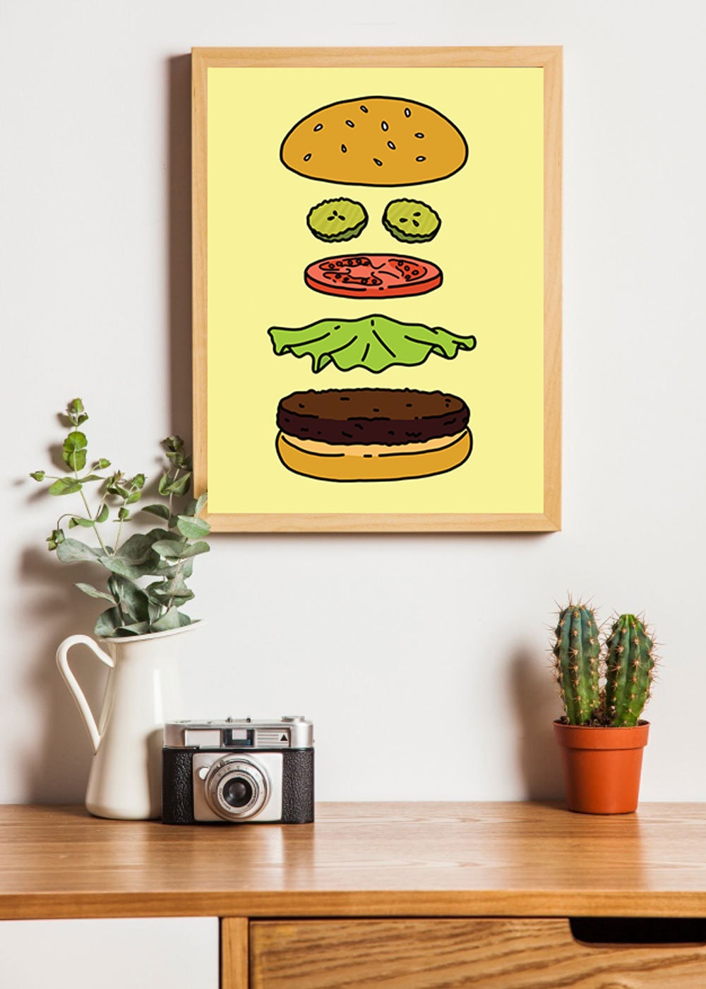 BURGER LAYERS, Fine Art Print