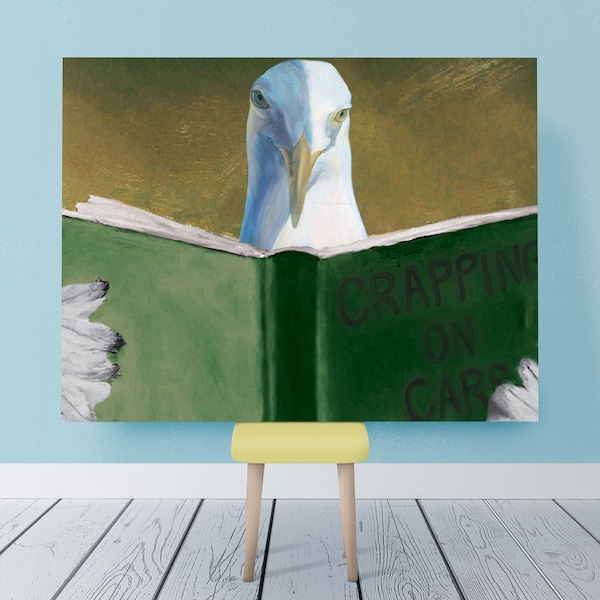 Pooping on People Art Etsy