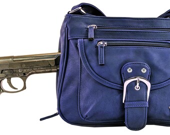Sac De Transport Dissimulé En Cuir De Vache Pour Pistolet - Port CCW, Main Droite/gauche